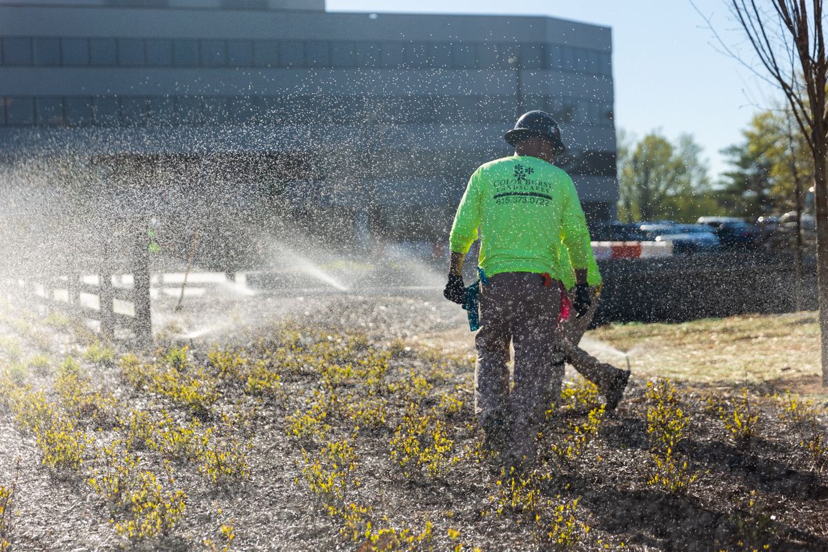 Commercial Irrigation Services in Nashville Area Color Burst Landscapes